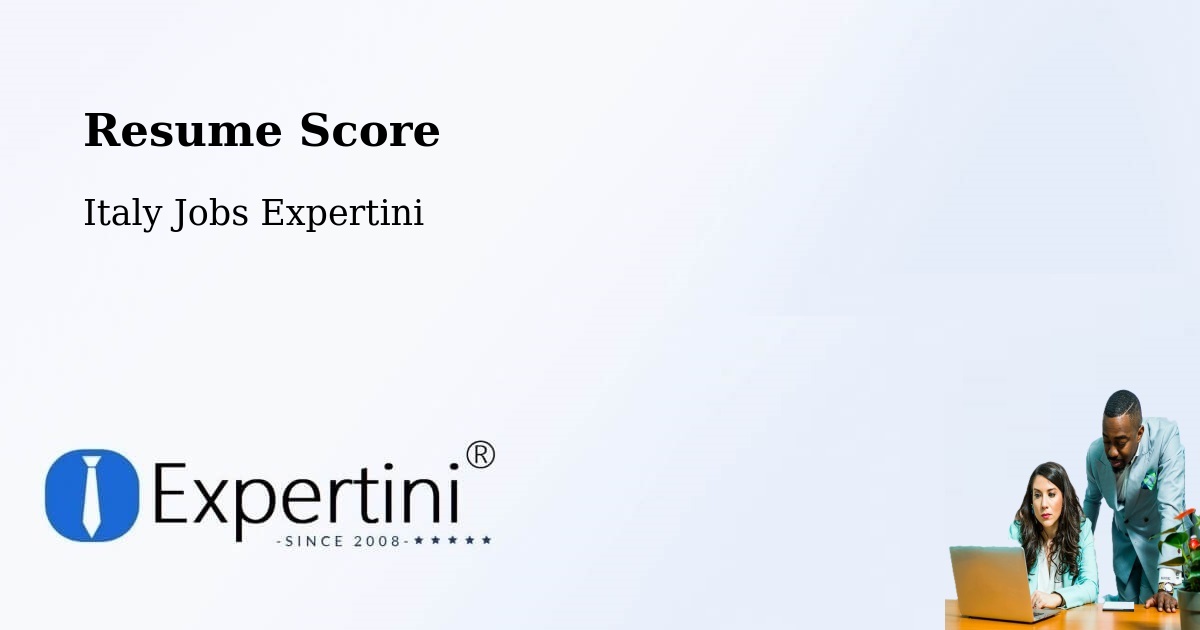 Resume Score & Job Description Match Tool – Seriate - Italy Jobs Expertini